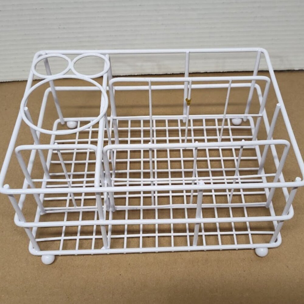 Wire Makeup Brush Holder / Hair Brush/ Hair Iron Organizer - Picture 2 of 6